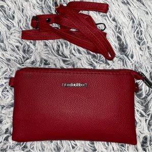 BRAND NEW Red Detachable Crossbody